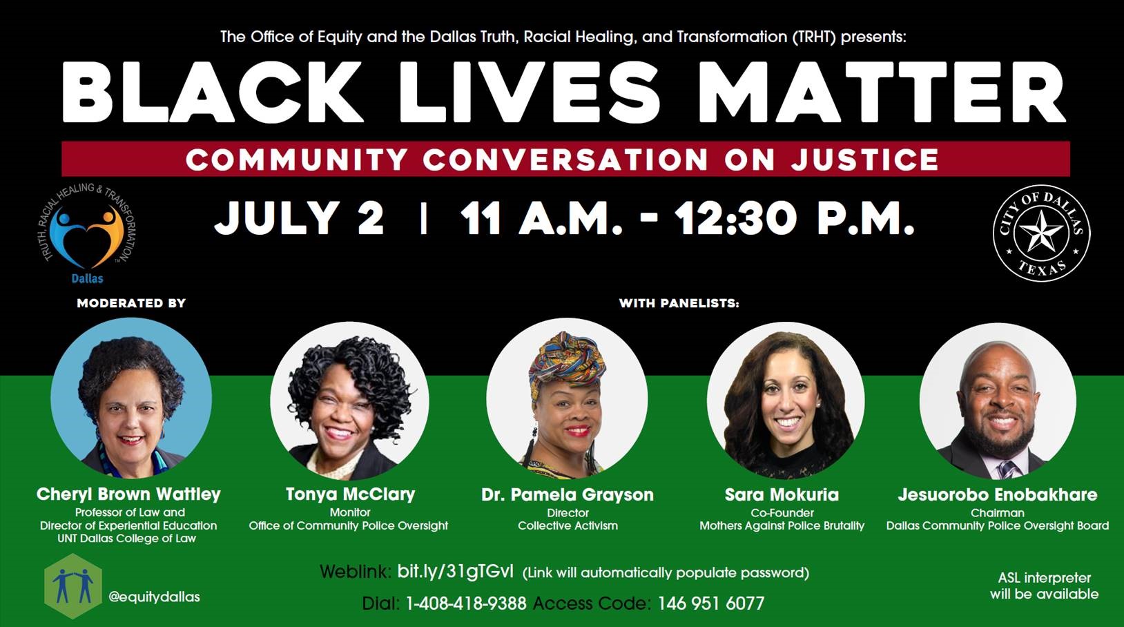 Black Lives Matter: Community Conversation on Justice