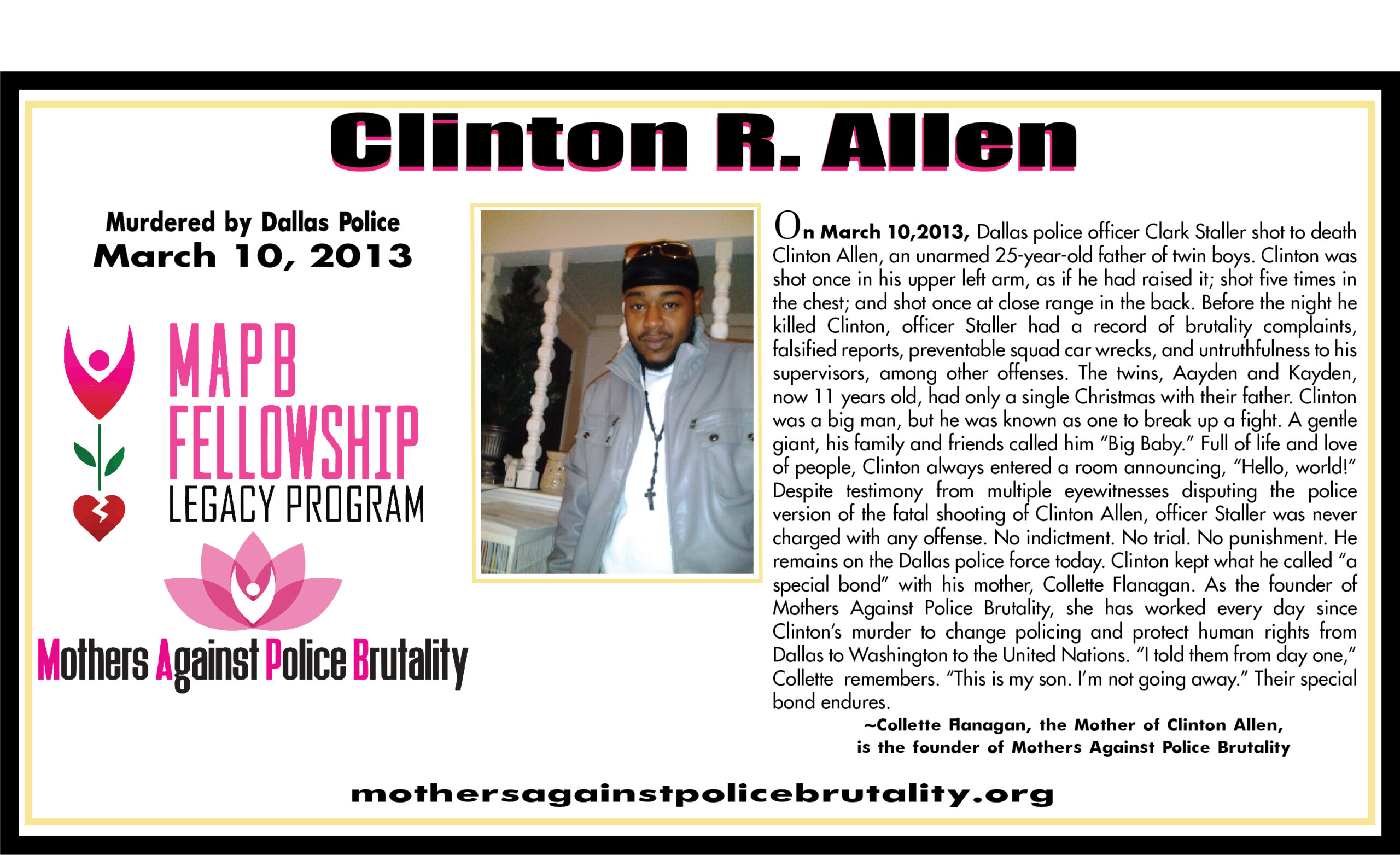 Clinton R. Allen Angelversary